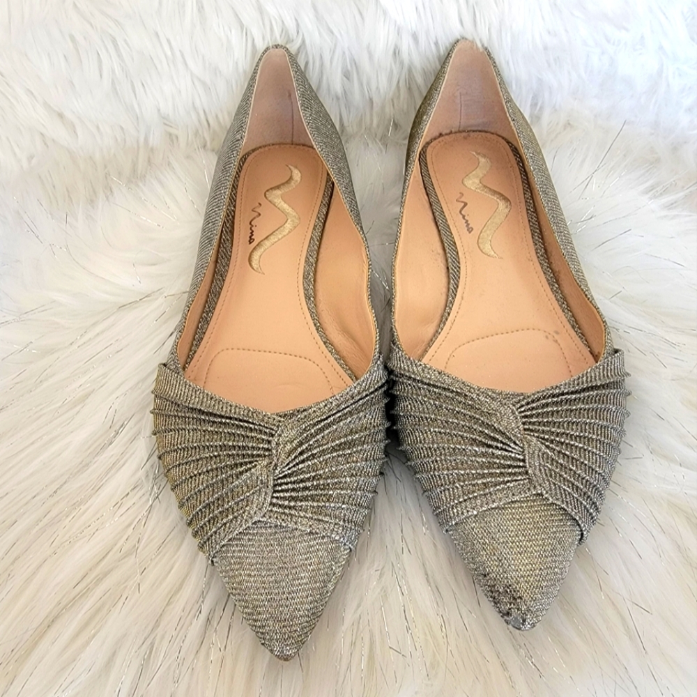 Nina Flat Sequin Shoes